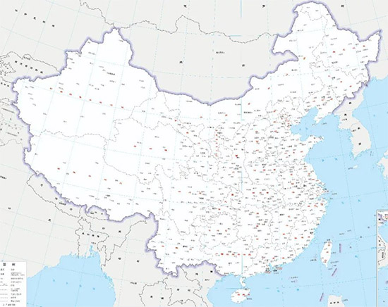 map of china